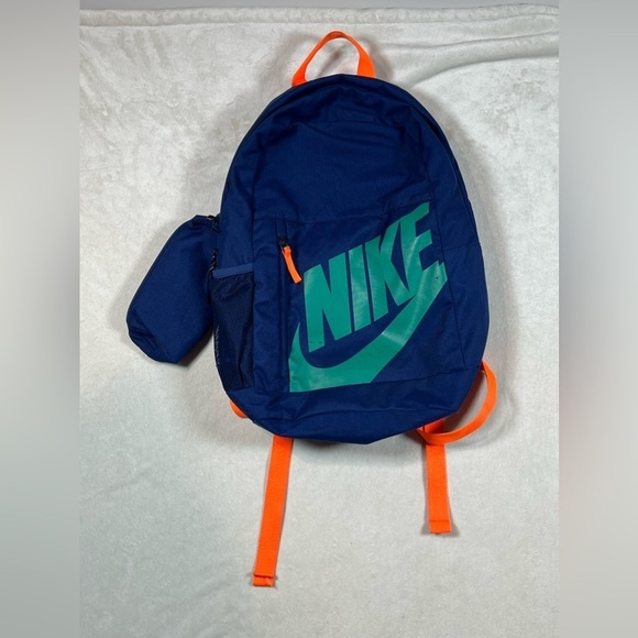 Nike Retro 72 Navy Green Classic Backpack Vintage - Picture 1 of 8